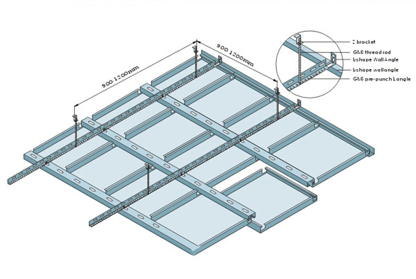 1600 Double Hook Ceiling System